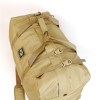 Сумка тактическая Kiborg Military Bag 130 л Coyote (k6041) - изображение 6