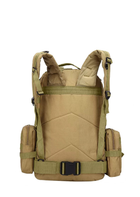 Модульний рюкзак Defense Pack Assembly 50L Coyote з відстібними підсумками, з міцного матеріалу Nylon 600D - зображення 3