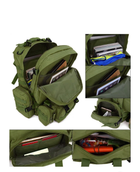 Модульний рюкзак Defense Pack Assembly 50L Olive з відстібними підсумками, з міцного матеріалу Nylon 600D - зображення 6