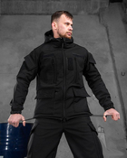 Тактический костюм SoftShell Регидрейшн black 4XL - изображение 6