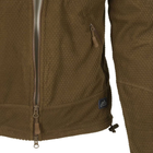 Куртка Helikon-Tex ALPHA Tactical - Grid Fleece, Coyote XS/Regular (BL-ALT-FG-11) - изображение 7