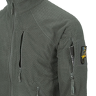 Куртка Helikon-Tex ALPHA Tactical - Grid Fleece, Foliage green S/Regular (BL-ALT-FG-21) - изображение 4