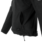 Куртка Helikon-Tex Alpha Hoodie - Grid Fleece, Black S/Regular (BL-ALH-FG-01) - изображение 11