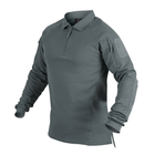 Футболка Polo Helikon-Tex RANGE з довгими рукавами, Shadow grey M/Regular (PD-RNG-TC-35)