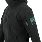 Куртка Helikon-Tex Alpha Hoodie - Grid Fleece, Black 2XL/Regular (BL-ALH-FG-01) - изображение 5
