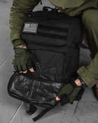 Тактичний рюкзак штурмовий black USA 45 LUX ml847 К6 3-0! - зображення 8