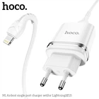 Адаптер мережний HOCO Lightning Cable Ardent charger set N1 набір білий 6931474730947
