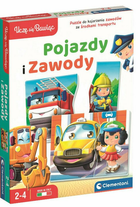 Zestaw puzzli Clementoni Pojazdy i zawody 3 x 2 elementy (8005125507658) - obraz 1