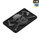 Нашивка M-Tac Bearded Skull 3D PVC Black/Grey - изображение 2