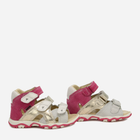 Sandały dziecięce skórzane dla dziewczynki Bartek 11708-020 21 Różowe (5903607811749) - obraz 4