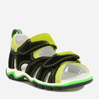 Дитячі шкіряні сандалії для хлопчика Bartek 16187-018 27 Чорний/Зелений (5904699020644) - зображення 2