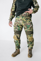 Мужские тактические брюки с наколенниками в комплекте и вставками FLEX / Крепкие Брюки рип-стоп мультикам L - изображение 8