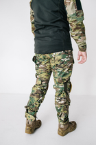 Чоловічі тактичні штани з Наколінниками у комплекті та Вставками FLEX / Міцні Брюки ріп-стоп мультикам XL - зображення 8