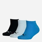 Набір дитячих шкарпеток 3 пари Puma Kids Invisible 3P 90737419 23-26 Чорний/Білий/Синий (8718824901312) - зображення 1