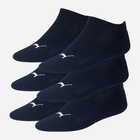 Набір жіночих шкарпеток 3 пари Puma Cushioned Sneaker 3P Unisex 90794204 35-38 Темно-синій (8720245028882) - зображення 1