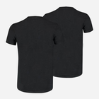 Набір чоловічих футболок Puma Basic 2P V-Neck 93501701 M 2 шт Чорний (8720245038409) - зображення 2