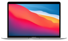 Ноутбук Apple MacBook Air 13" M1 256GB 2020 (MGN93RU/A) (Qwerty+Cyrylic) Silver - зображення 1