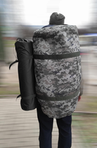 Баул-рюкзак тактичний 100 л піксель - изображение 10