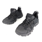 Тактичні шкіряні кросівки Oksy Tactical літні з сіткою трекінгові Black розмір 41 - зображення 6