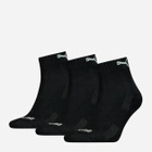 Набір чоловічих шкарпеток 3 пари Puma Cushioned Quarter 3P Unisex 90794301 39-42 Чорний (8720245028929) - зображення 1