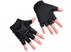 Тактичні рукавички Mechanix Wear короткопалі утеплені з захистом на кісточки чорні One size - зображення 4