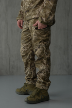 Чоловічі тактичні штани на флісі SoftShell колір піксель водонепроникні M - зображення 1
