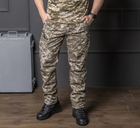 Чоловічі тактичні штани на флісі SoftShell колір піксель водонепроникні S - зображення 4