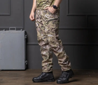 Чоловічі штани Softshell на флісі колір мультикам Водонепроникні XL - зображення 3