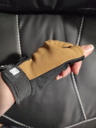 Тактические перчатки 5.11 короткопальцевые коричневые XL - изображение 2