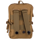 Однолямочная сумка тактическая через плечо Хаки (TY-231) (для документов, турникета, фонаря, компаса, карабина) - изображение 4