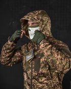 Весняна тактична куртка софтшол Military plus хижак L - зображення 7