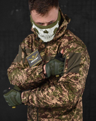 Весняна тактична куртка софтшол Military plus хижак L - зображення 8