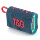 Портативна Bluetooth колонка TG396 5W з RGB підсвічуванням Blue