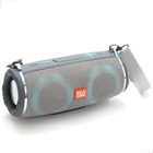Портативна колонка TG642 з RGB підсвічуванням і ремінцем Grey