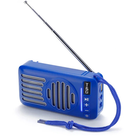 Портативная колонка TG368 5W с солнечной батареей Blue