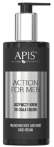 Krem do ciała i dłoni Apis Action For Men odżywczy 300 ml (5901810003494)