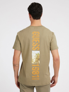 Koszulka męska Guess M3GI16I3Z14-G1ED S Beżowa (7621701701879) - obraz 2