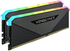 Оперативна пам'ять Corsair DIMM DDR4-4600 32768MB PC4-36800 (Kit of 2x16384MB) Vengeance RGB RT Black (CMN32GX4M2Z4600C18) - зображення 2
