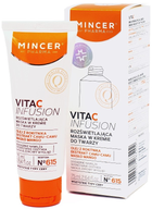 Maska w kremie do twarzy Mincer Pharma Vita C Infusion rozświetlająca No.615 75 ml (5902557263202) - obraz 1