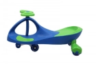 Jeździk Hot Hit Swing Car Rubber Led Wheels Niebieski-zielony (6973627529718) - obraz 3