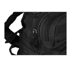 Рюкзак-сумка на одно плечо Mil-Tec 9 л черный 14059102 - изображение 3
