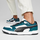 Чоловічі кеди низькі Puma RBD Game Low 38637321 43 (9UK) 28 см Білий/Чорний/Зелений (4099683258231) - зображення 7