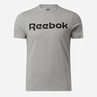 Koszulka męska bawełniana Reebok Gs Reebok Linear Rea 100038780 XL Szara (4062051840444) - obraz 1