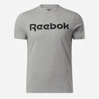 Футболка бавовняна довга чоловіча Reebok Gs Reebok Linear Rea 100038780 XL Сіра (4062051840444)