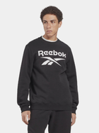 Світшот чоловічий Reebok Identity Big 100050269 XL Чорний (4066751148220) - зображення 1