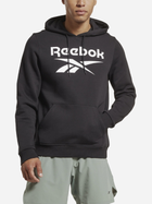 Bluza męska z kapturem Reebok Identity Big 100050290 L Czarna (4066751141269) - obraz 1