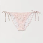 Нижня частина купальника жіноча H&M 0629758_роз.бел_03 40 Рожева (KAY2000001290293)