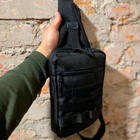 Сумка кобура наплечная | Мужская сумка-слинг тактическая плечевая | Сумка для скрытого IW-838 ношения пистолета - изображение 10