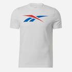 Футболка бавовняна довга чоловіча Reebok Gs Vector Tee 100065058 XL Біла (4066751166224) - зображення 6