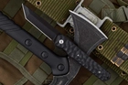 Нож Складной Выкидной (полуавтомат) Танто с Клипсой (на пояс) - изображение 5